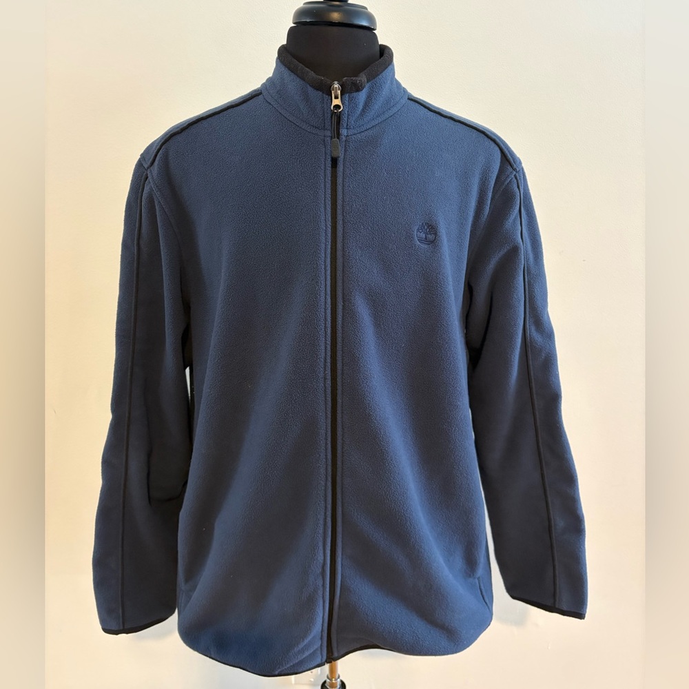 Timberland Men's Fleece Jacket Navy Blue XLarge